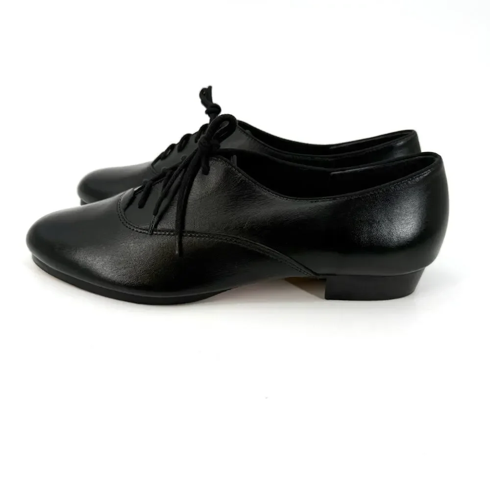 Barbette’s Vintage Black Leather Ballroom Dance Shoes Men’s Size 10M USA Made - Picture 4 of 11